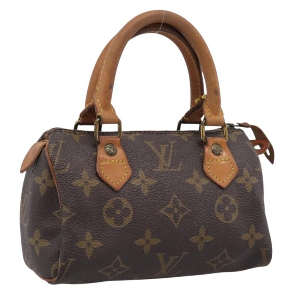 Louis Vuitton Speedy Mini Hl Monogram Canvas Brown Canvas Handbag